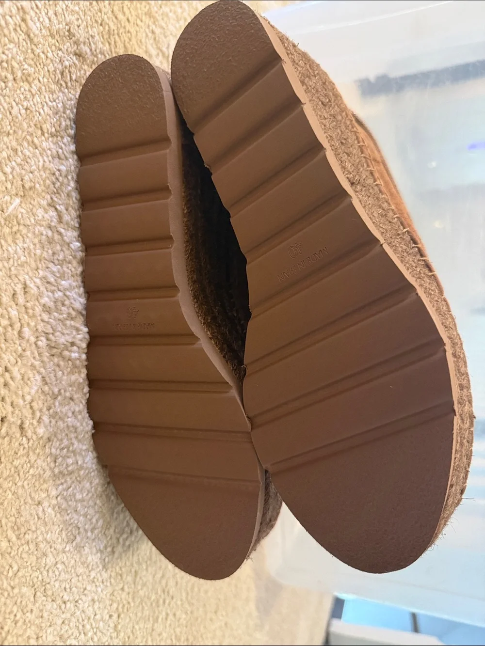 Women’s Brown Suede Platform Moccasin Shoes